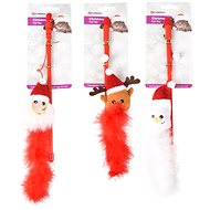 Flamingo Vánoční hračka sněhulák, santa, sob - Hračka pro kočky