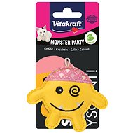 Vitakraft Toy Monster yellow with catnip