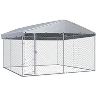 Shumee Psí kotec venkovní se střechou 382 × 382 × 225 cm - Kotec pro psa