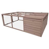 DUVO+ Small animal enclosure made of wood L 160 × 100 × 50 cm - Pen for Rodents