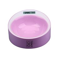 M-Pets YUMI Smart Bowl with Scale, Pink - Dog Bowl