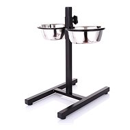 Shone Dog Bar with Stainless Steel Bowls on Stand - Dog Bowl