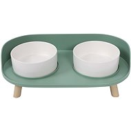 M-Pets Altitude Double bowl on stand 25 × 44 × 16 cm - Dog Bowl