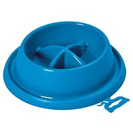 Argi Plastová miska proti hltání s protiskluzem tmavě modrá 21,5 × 20,5 × 5,5 cm - Miska pro psy
