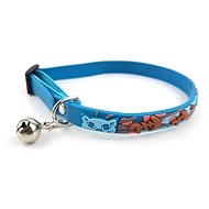 Cobbys Pet Elastic Collar with Bell Blue 20-30cm × 1cm - Cat Collar