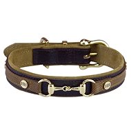Pet Amour Collar HH Luxury Brown - Leather Dog Collar