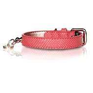M&P Collar Naja Pink - Leather Dog Collar