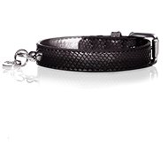 Milk&Pepper Dog collar black leather 2 × 40 cm