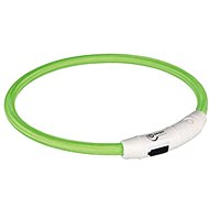 Obojek pro psy Trixie LED USB L-XL 65 cm zelený