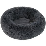 Fenica Ronda Soft Bed, Round Grey