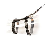 DUVO+ Uni Harness with Leash for Cats Black 20-35 × 1cm × 125cm - Harness