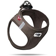 CURLI Postroj pro psy Manšestr Brown M 6-9 kg - Postroj