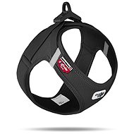CURLI Postroj pro psy Merino vlna Black S 4-7 kg - Postroj