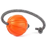 Liker Cord 9 cm s provazem - Míček pro psy