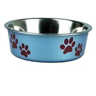 Karlie-Flamingo Stainless-steel Bowl with Plastic Coating - Dog Bowl