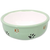 MAGIC CAT Bowl Ceramic Cat Paw Green 13 × 5cm 0.33l