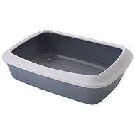 SAVIC Toilet Isis + Edge 50 × 37 × 14cm Grey - Cat Litter Box