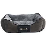 SCRUFFS Chester Box Bed M 60 × 50cm Grey - Bed