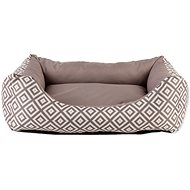 Pelíšek DOG FANTASY Sofa 65 × 50 × 18 cm etno hnědé
