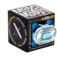 Světlo na obojek Max & Molly Matrix Ultra LED Cube, bezpečnostní světlo, modré - Světlo na obojek