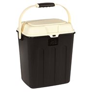 Maelson Box for 3,5kg of Granules - Black-beige - 27 × 22 × 31cm