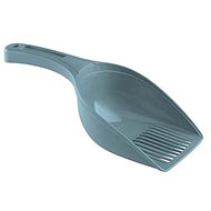 Stefanplast Single plastic shovel steel blue 27.5 × 12.5 × 9 cm - Pooper Scooper