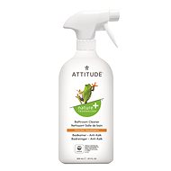ATTITUDE Bathroom Cleaner with a Lemon Scent and a 800ml Dispenser - Eco-Friendly Cleaner
