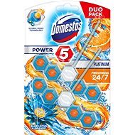 DOMESTOS Power 5 Blue Lotus & Orange 2 × 55 g - WC blok