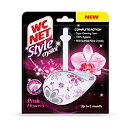 WC NET Style Crystal Pink Flowers 1x36,5 g - WC blok