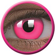 ColourVue Crazy UV svítící - Glow Pink, roční, nedioptrické, 2 čočky - Kontaktní čočky