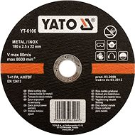 Yato Kotouč na kov 230 x 22 x 2,0 mm INOX - Řezný kotouč