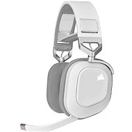 Corsair HS80 RGB Wireless White - Herní sluchátka