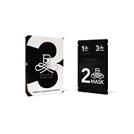 B-Selfie THREE 5 beauty masks - plátýnková anti-age maska na obličej+mini sérum+ mini krém, 5 ks v j - Pleťová maska