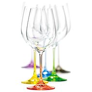 Crystalex Sada sklenic na bílé víno 6 ks 350 ml RAINBOW - Sklenice