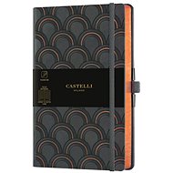CASTELLI MILANO Copper&Gold Deco, velikost M Copper - Zápisník