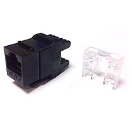 Keystone Datacom  RJ45 UTP CAT5E (DUAL) SLIM černý - Keystone