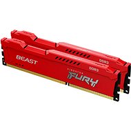 Kingston FURY 8GB KIT DDR3 1600MHz CL10 Beast Red - Operační paměť