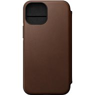 Nomad MagSafe Rugged Folio Brown iPhone 13 mini - Pouzdro na mobil