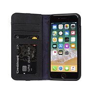 Pouzdro na mobil Decoded Leather Wallet Case Black iPhone 8/7/6s/SE 2020/SE 2022
