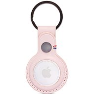 Decoded Leather Keychain Pink Apple Airtag - AirTag Key Ring