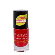 Lak na nehty BENECOS Happy Nails Green Beauty & Care Vintage Red 5 ml