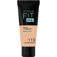 Make-up MAYBELLINE NEW YORK Fit Me! Matte & Poreless Foundation 119 Golden Beige 30 ml
