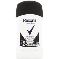 Antiperspirant REXONA Invisible Black+White Tuhý antiperspirant 40 ml - Antiperspirant