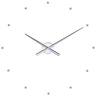 NOMON OJ N503 stříbrné - Nástěnné hodiny