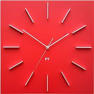 FUTURE TIME FT1010RD Square Red - Nástěnné hodiny