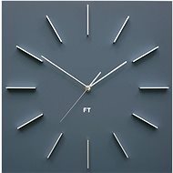 FUTURE TIME FT1010GY Square Gray - Nástěnné hodiny