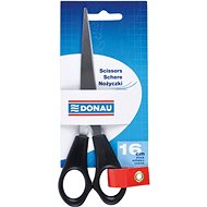 Kancelářské nůžky DONAU 16 cm černé - Kancelářské nůžky