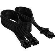Corsair Premium Individually Sleeved 12+4pin PCIe Gen 5 12VHPWR 600W cable Type 4 Black - Napájecí kabel