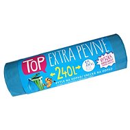 VIPOR LDPE Top Extra pevné 240 l, 10 ks, modrý - Pytle na odpad