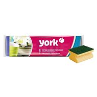 YORK Shaped sponge 8 × 6 × 4 cm, 5 pcs - Dish Sponge